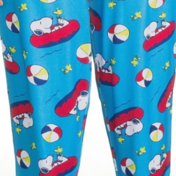 PEANUTS LADIES SLEEP JOGGER LOUNGE PANTS WITH POCKETS - Picture 6 of 6